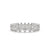 Round diamond wedding band with a stunning round diamond band design.
