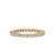 Gold Eternity Band with Round Cut Diamond.