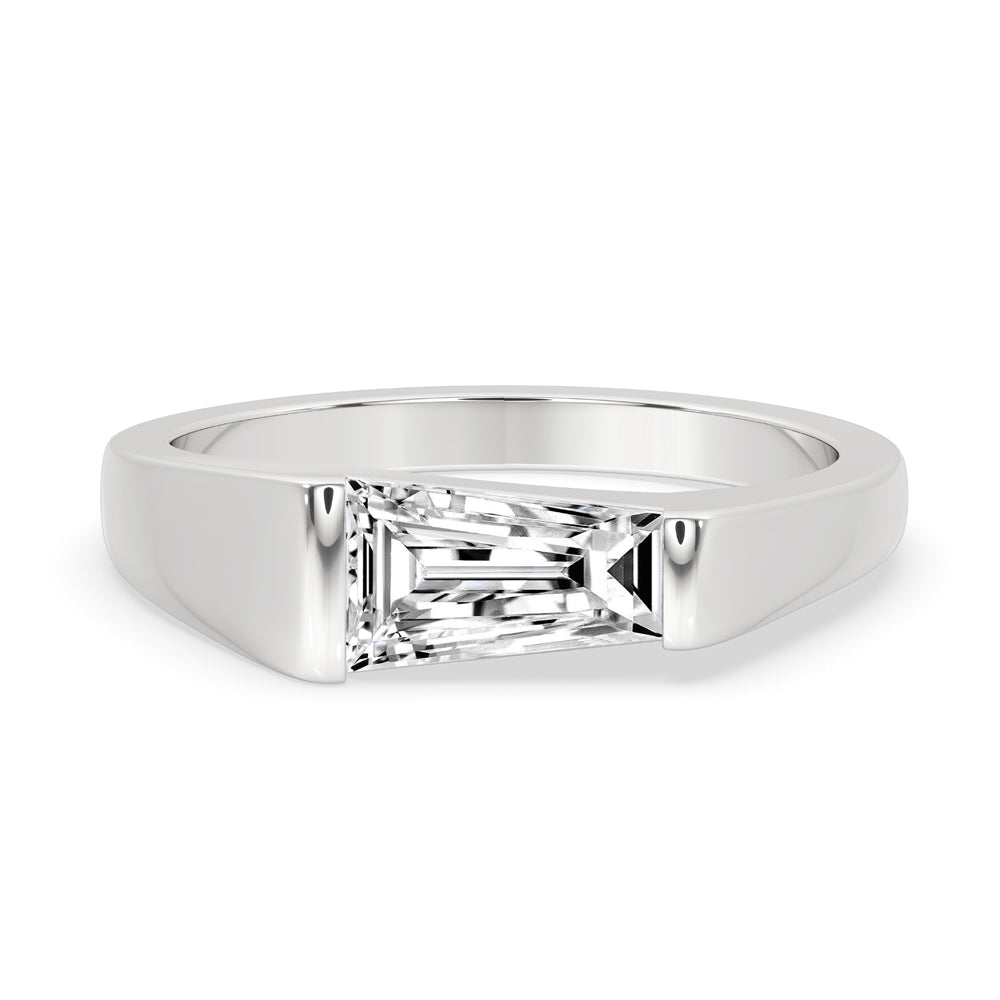 Baguette Diamond Engagement Ring