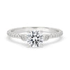 Cathedral Pave Engagement Ring