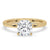 Cushion Cut Solitaire Ring In Yellow Gold