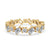 Lab grown eternity band with sparkling brilliance for modern style.
