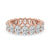 Oval Eternity Wedding Band