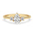 Three Stone Pear Engagement Ring